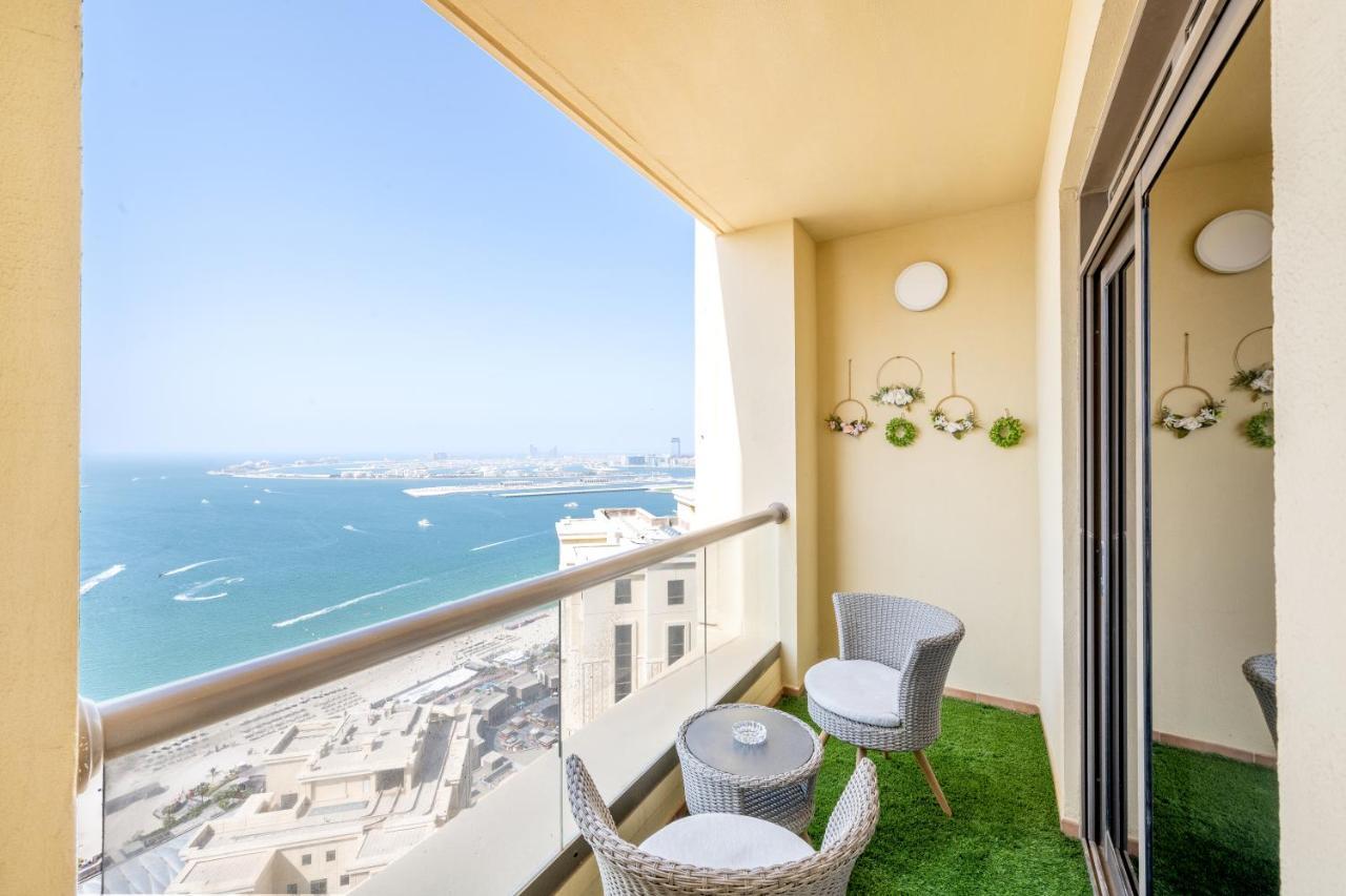 Jbr Amwaj 4 , Upgraded Sea And Ain Dubai Views, 2M Walk To Beach By Gardenia Suitse Esterno foto