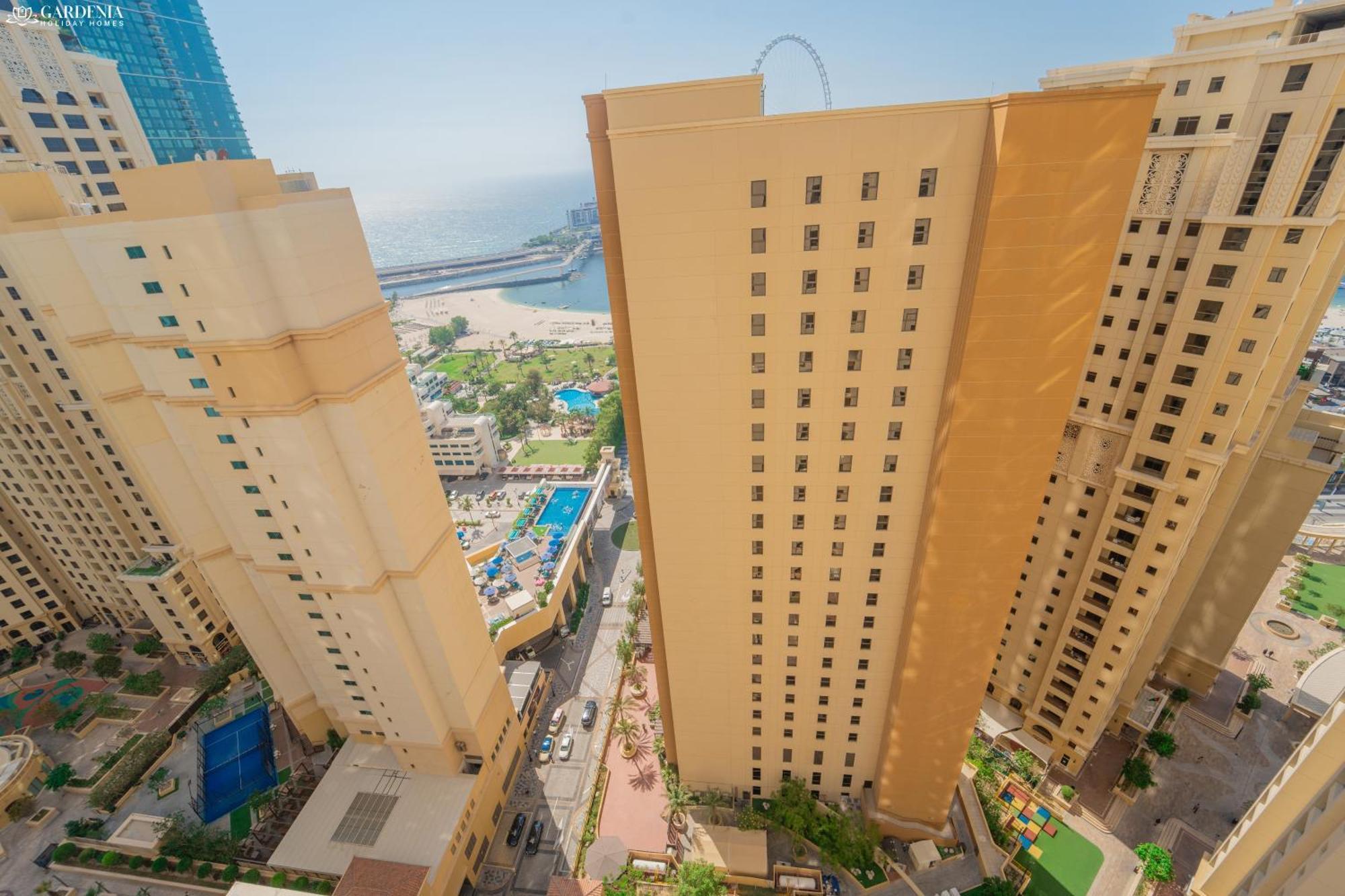 Jbr Amwaj 4 , Upgraded Sea And Ain Dubai Views, 2M Walk To Beach By Gardenia Suitse Esterno foto