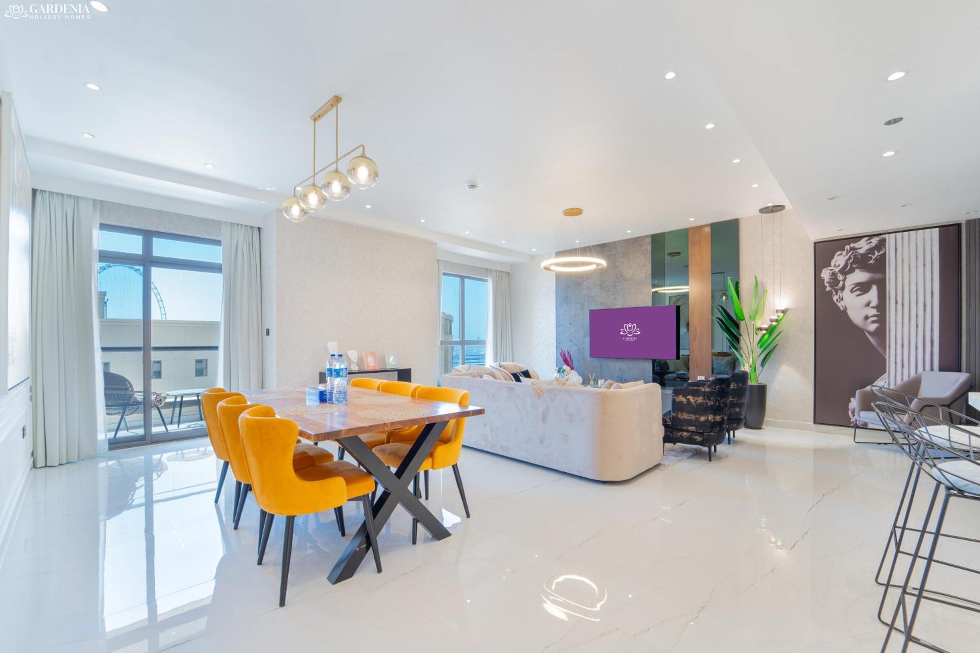 Jbr Amwaj 4 , Upgraded Sea And Ain Dubai Views, 2M Walk To Beach By Gardenia Suitse Esterno foto