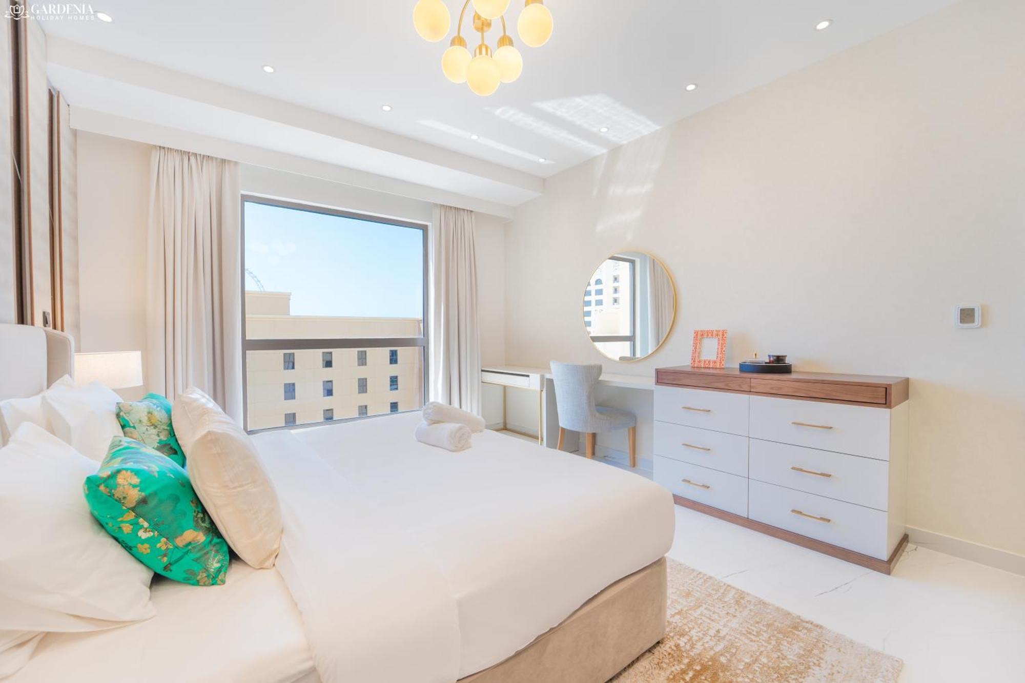 Jbr Amwaj 4 , Upgraded Sea And Ain Dubai Views, 2M Walk To Beach By Gardenia Suitse Esterno foto