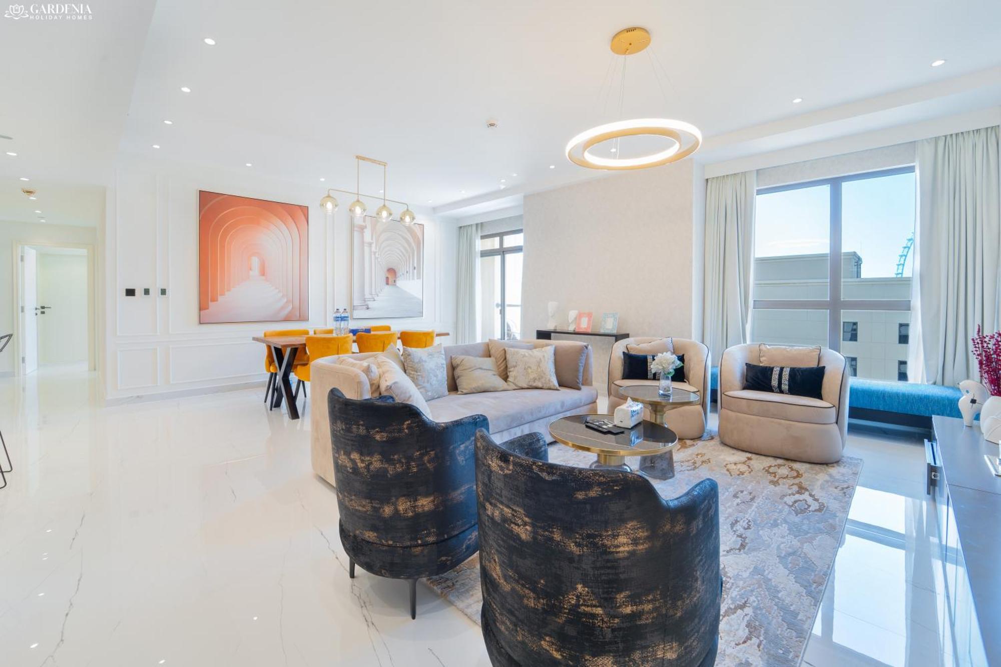 Jbr Amwaj 4 , Upgraded Sea And Ain Dubai Views, 2M Walk To Beach By Gardenia Suitse Esterno foto