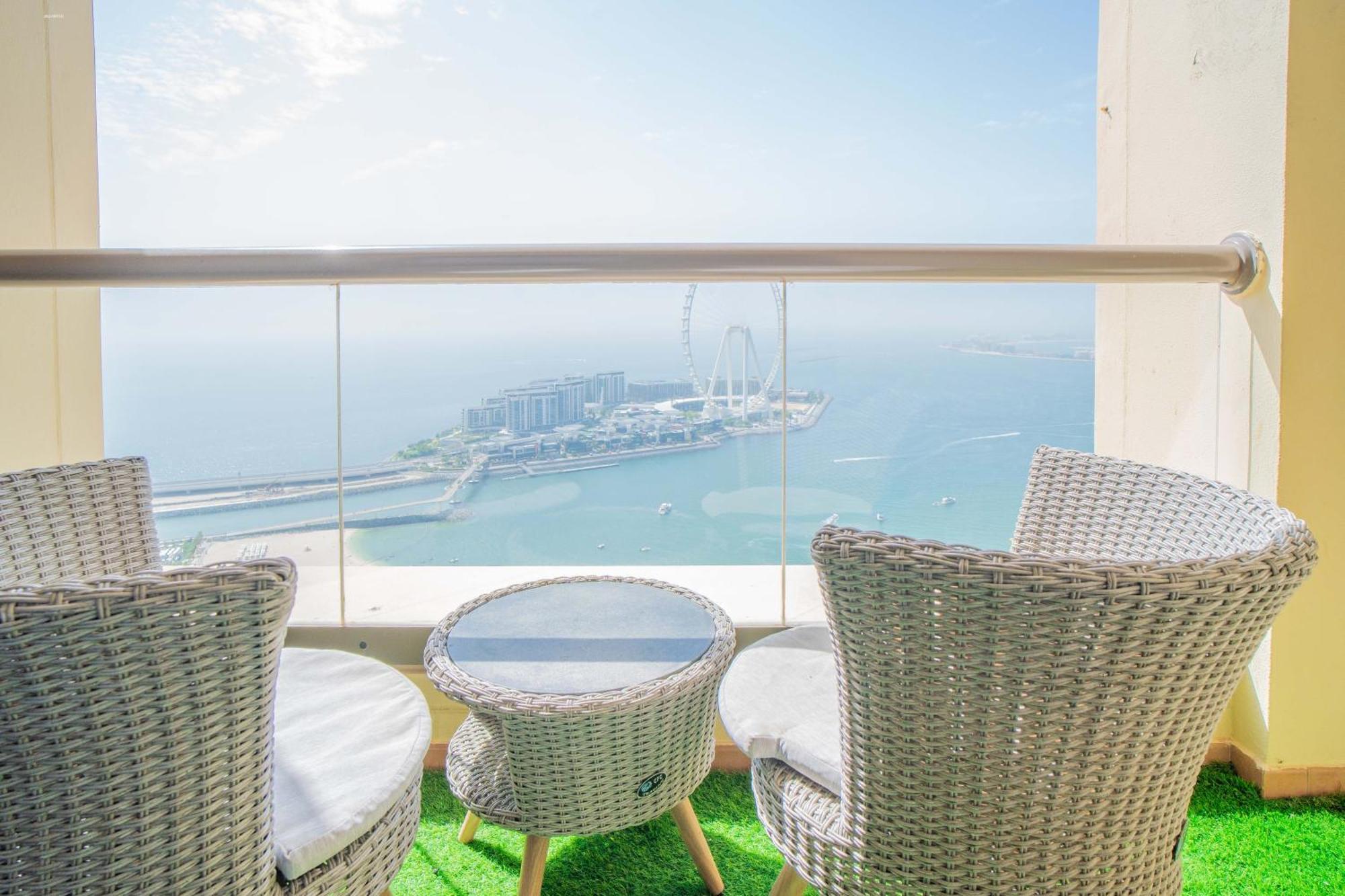 Jbr Amwaj 4 , Upgraded Sea And Ain Dubai Views, 2M Walk To Beach By Gardenia Suitse Esterno foto