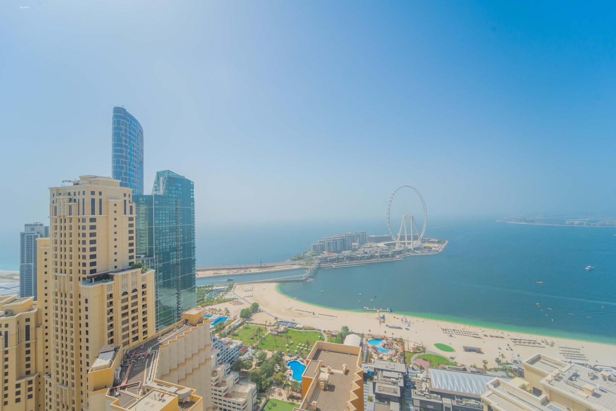 Jbr Amwaj 4 , Upgraded Sea And Ain Dubai Views, 2M Walk To Beach By Gardenia Suitse Esterno foto