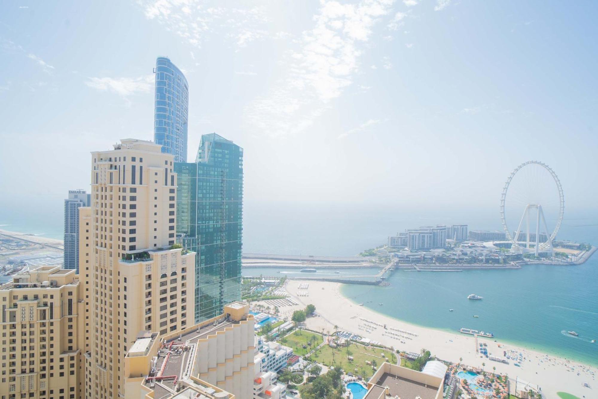 Jbr Amwaj 4 , Upgraded Sea And Ain Dubai Views, 2M Walk To Beach By Gardenia Suitse Esterno foto